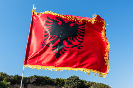 Albanien Flagge XXL Premium 180 x 300 cm