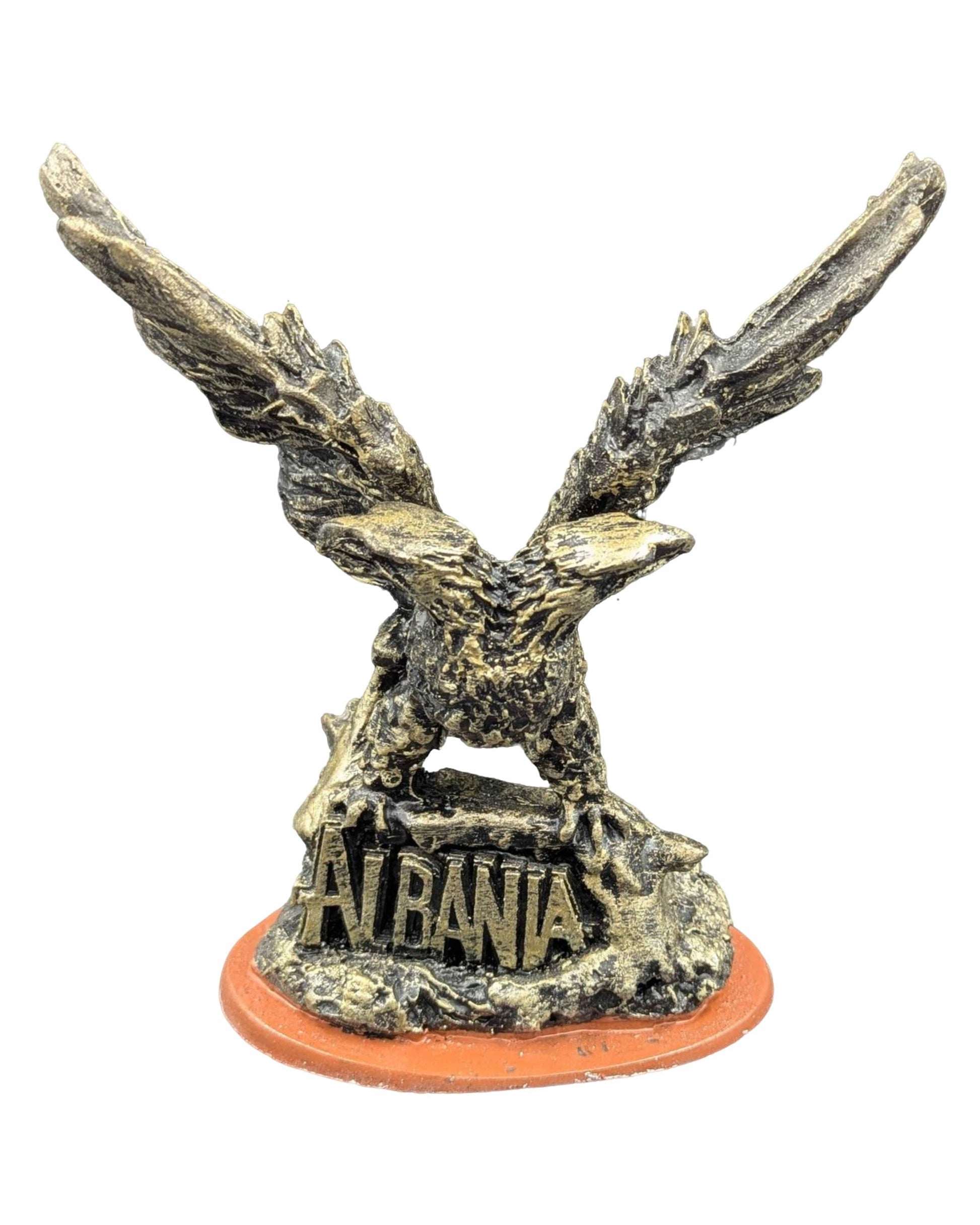 Made in Albania Buste Gold Albanische Adler-Statue Albania